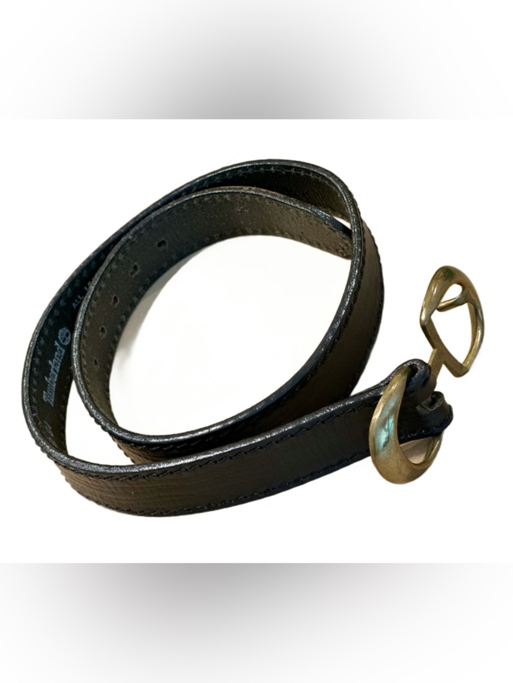 TIMBERLAND | Leather Belt With Solid Brass Buckle